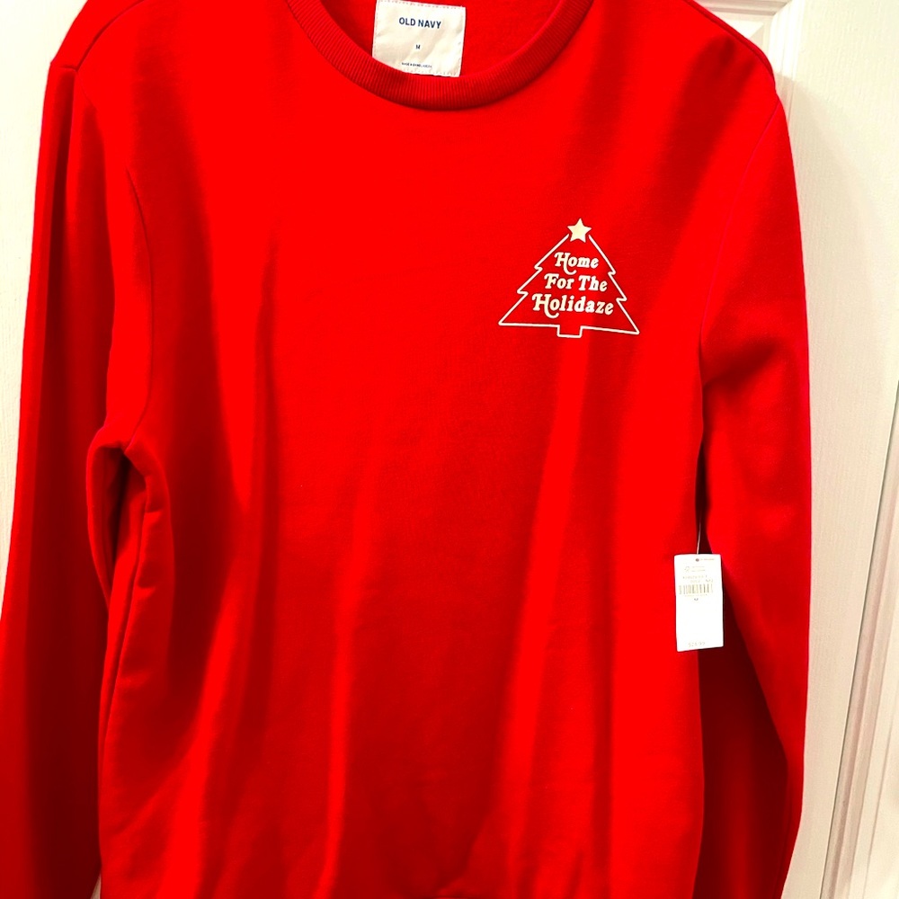 small christmas crew neck sweater